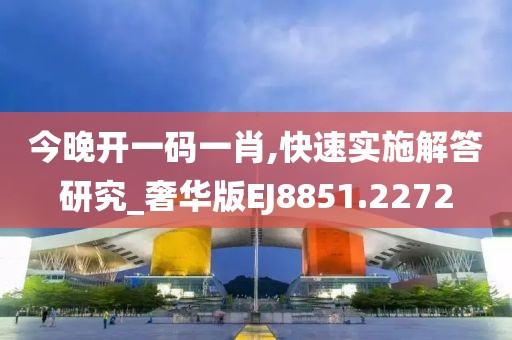 今晚开一码一肖,快速实施解答研究_奢华版EJ8851.2272