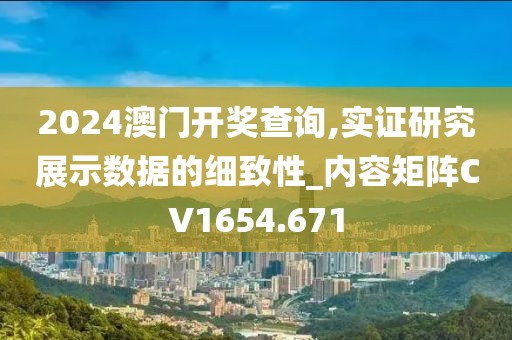 2024澳门开奖查询,实证研究展示数据的细致性_内容矩阵CV1654.671
