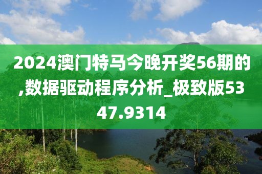 2024澳门特马今晚开奖56期的,数据驱动程序分析_极致版5347.9314