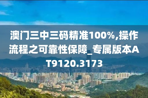 澳门三中三码精准100%,操作流程之可靠性保障_专属版本AT9120.3173