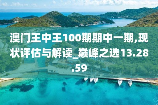澳门王中王100期期中一期,现状评估与解读_巅峰之选13.28.59
