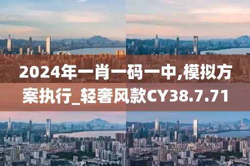 2024年一肖一码一中,模拟方案执行_轻奢风款CY38.7.71