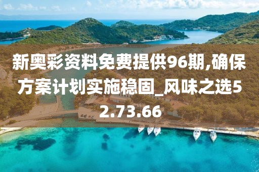新奥彩资料免费提供96期,确保方案计划实施稳固_风味之选52.73.66