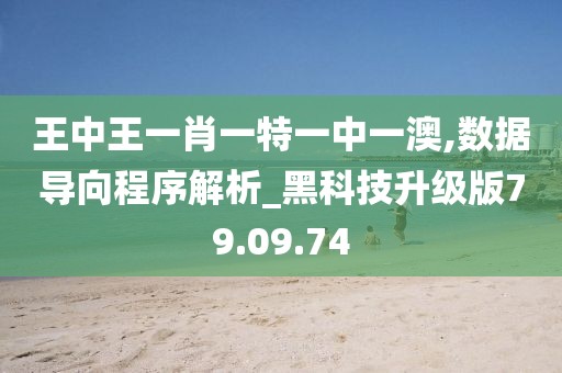 王中王一肖一特一中一澳,数据导向程序解析_黑科技升级版79.09.74