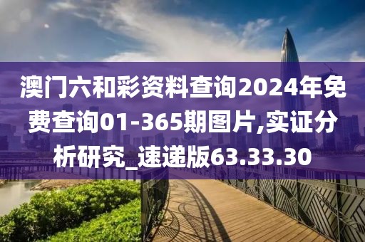 澳门六和彩资料查询2024年免费查询01-365期图片,实证分析研究_速递版63.33.30