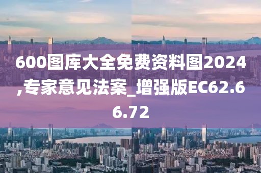 600图库大全免费资料图2024,专家意见法案_增强版EC62.66.72