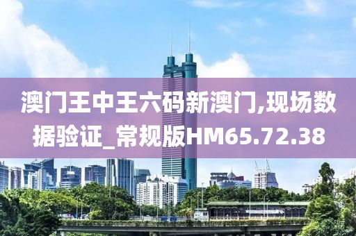 澳门王中王六码新澳门,现场数据验证_常规版HM65.72.38