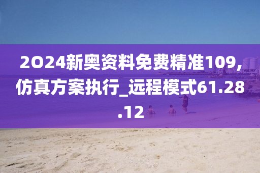 2O24新奥资料免费精准109,仿真方案执行_远程模式61.28.12