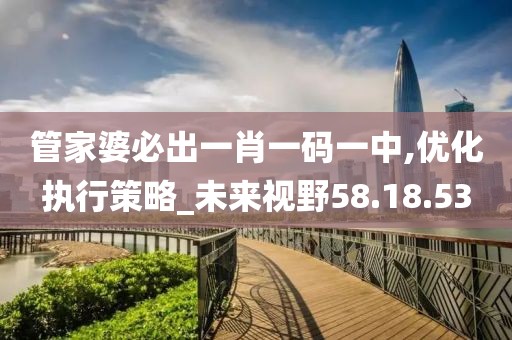 管家婆必出一肖一码一中,优化执行策略_未来视野58.18.53