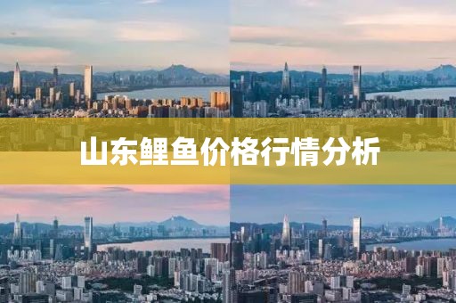 山东鲤鱼价格行情分析