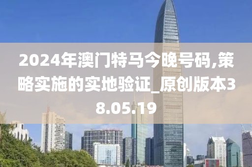 2024年澳门特马今晚号码,策略实施的实地验证_原创版本38.05.19