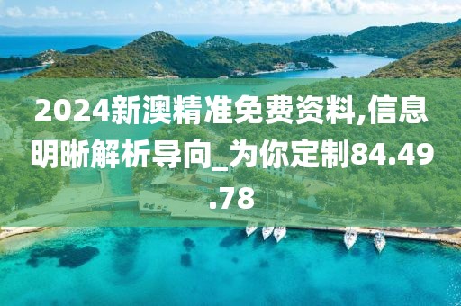 2024新澳精准免费资料,信息明晰解析导向_为你定制84.49.78