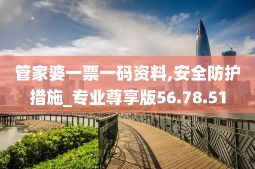 管家婆一票一码资料,安全防护措施_专业尊享版56.78.51