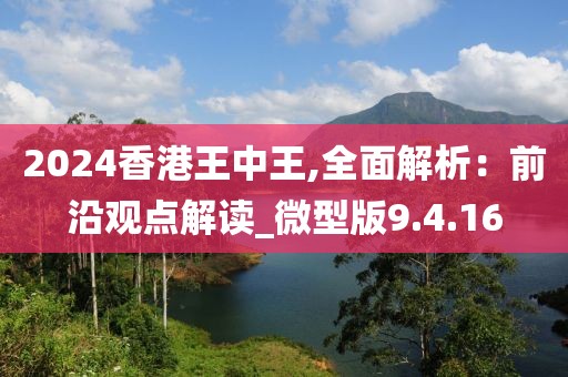 2024香港王中王,全面解析：前沿观点解读_微型版9.4.16