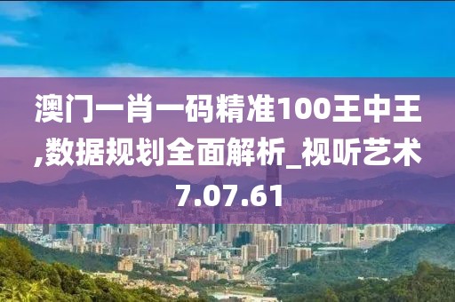 澳门一肖一码精准100王中王,数据规划全面解析_视听艺术7.07.61
