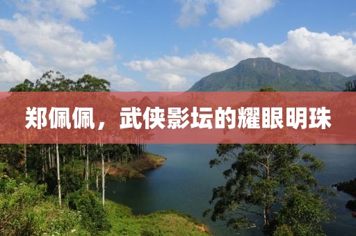 郑佩佩，武侠影坛的耀眼明珠