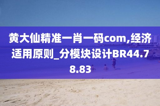 黄大仙精准一肖一码com,经济适用原则_分模块设计BR44.78.83