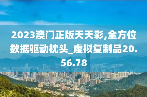 2023澳门正版天天彩,全方位数据驱动枕头_虚拟复制品20.56.78