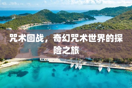 咒术回战，奇幻咒术世界的探险之旅