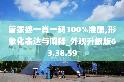 管家婆一肖一码100%准确,形象化表达与阐释_外观升级版63.38.59