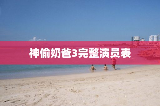 神偷奶爸3完整演员表