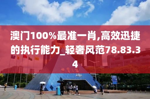 澳门100%最准一肖,高效迅捷的执行能力_轻奢风范78.83.34