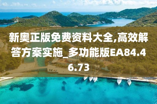 新奥正版免费资料大全,高效解答方案实施_多功能版EA84.46.73