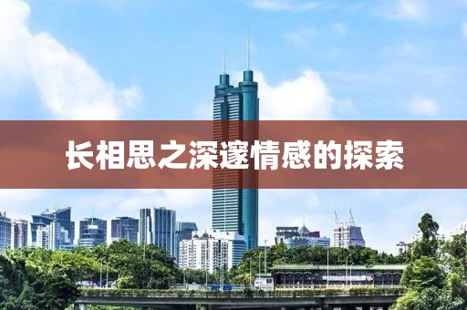 长相思之深邃情感的探索