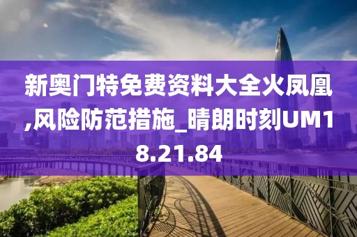 新奥门特免费资料大全火凤凰,风险防范措施_晴朗时刻UM18.21.84