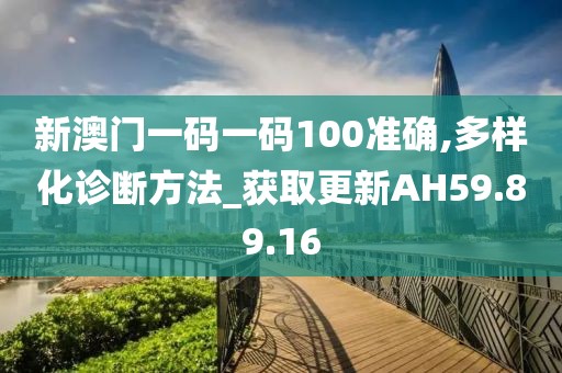 新澳门一码一码100准确,多样化诊断方法_获取更新AH59.89.16