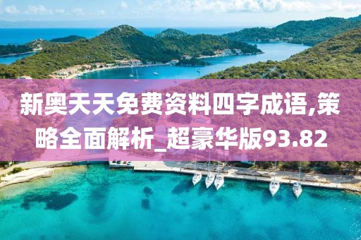 新奥天天免费资料四字成语,策略全面解析_超豪华版93.82