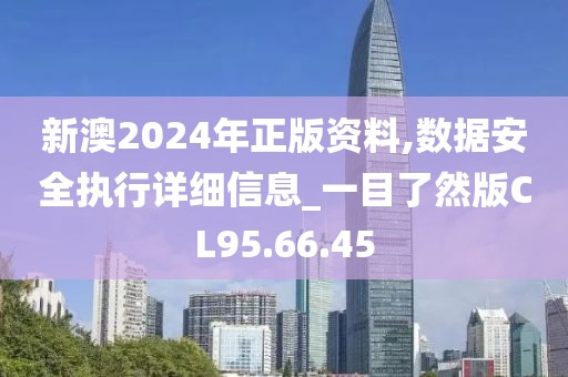 新澳2024年正版资料,数据安全执行详细信息_一目了然版CL95.66.45