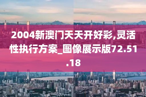 2004新澳门天天开好彩,灵活性执行方案_图像展示版72.51.18