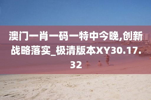 澳门一肖一码一特中今晚,创新战略落实_极清版本XY30.17.32