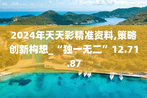 2024年天天彩精准资料,策略创新构想_“独一无二”12.71.87