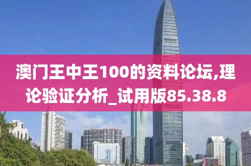 澳门王中王100的资料论坛,理论验证分析_试用版85.38.8