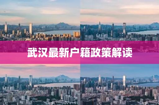 武汉最新户籍政策解读