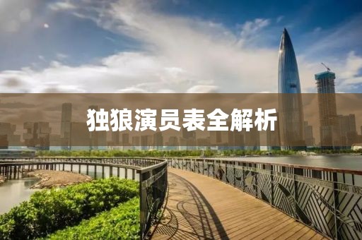 独狼演员表全解析