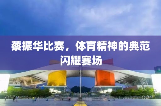 蔡振华比赛，体育精神的典范闪耀赛场