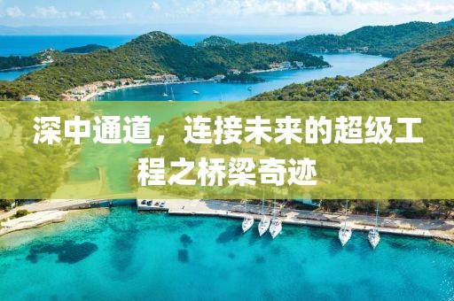 深中通道，连接未来的超级工程之桥梁奇迹