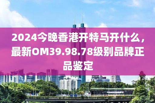 2024今晚香港开特马开什么，最新OM39.98.78级别品牌正品鉴定