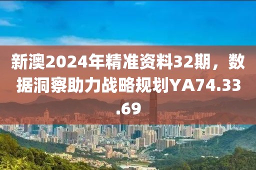新澳2024年精准资料32期，数据洞察助力战略规划YA74.33.69