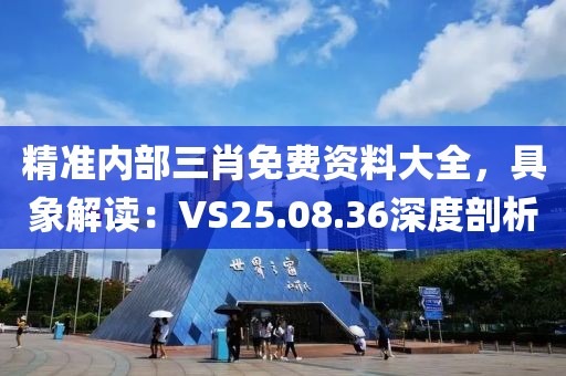 精准内部三肖免费资料大全，具象解读：VS25.08.36深度剖析