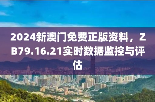 2024新澳门免费正版资料，ZB79.16.21实时数据监控与评估