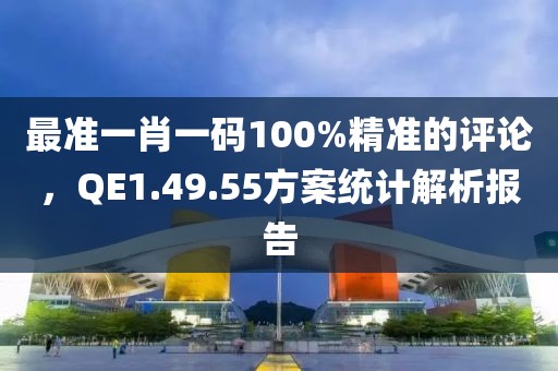 最准一肖一码100%精准的评论，QE1.49.55方案统计解析报告