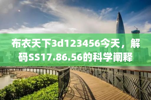 布衣天下3d123456今天，解码SS17.86.56的科学阐释