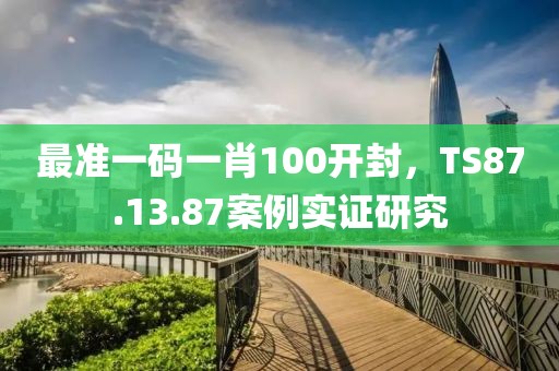 最准一码一肖100开封，TS87.13.87案例实证研究