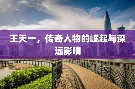王天一，传奇人物的崛起与深远影响