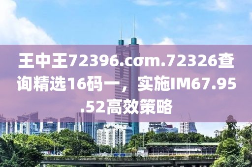 王中王72396.cσm.72326查询精选16码一，实施IM67.95.52高效策略