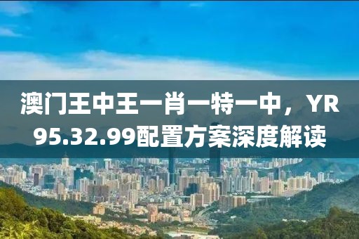 澳门王中王一肖一特一中，YR95.32.99配置方案深度解读